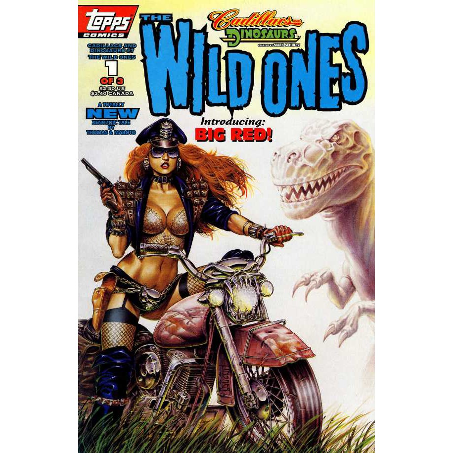 Topps Comics 1994 Cadillacs And Dinosaurs Wild Ones 1 To 3 Set Dinosaur Cadillac Shopee 0209