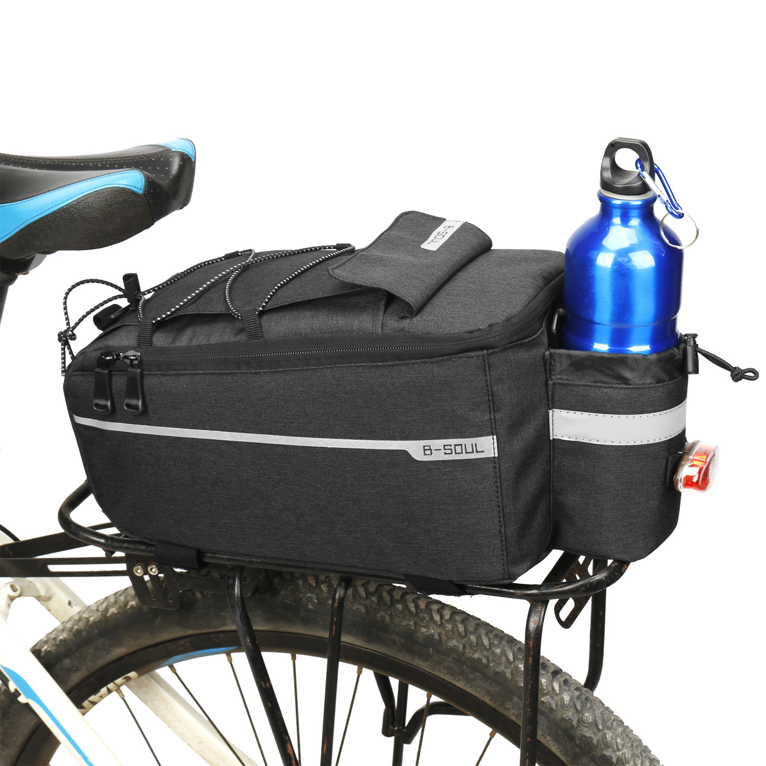 front bike rack bag