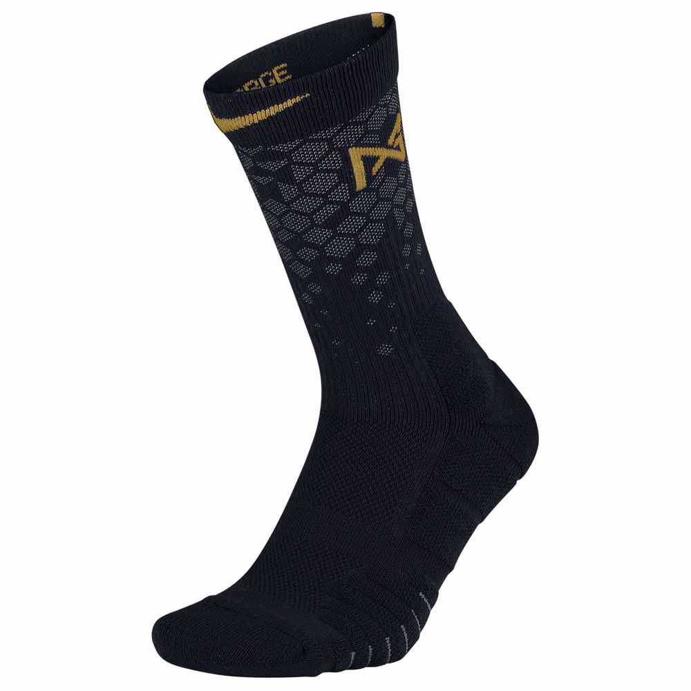 black and gold elite socks