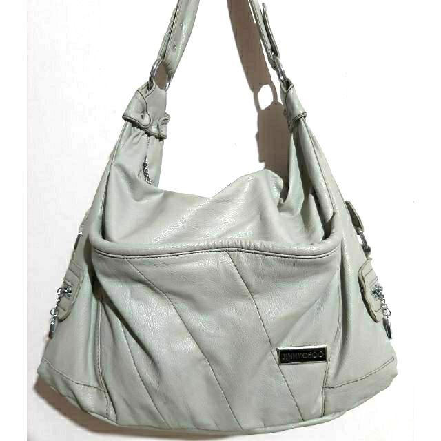 grey hobo shoulder bag