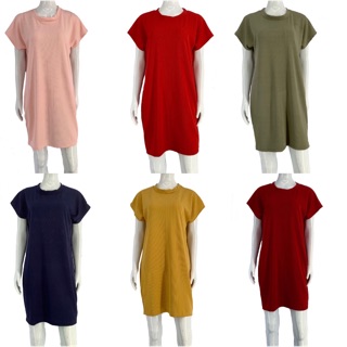 plain red t shirt dress