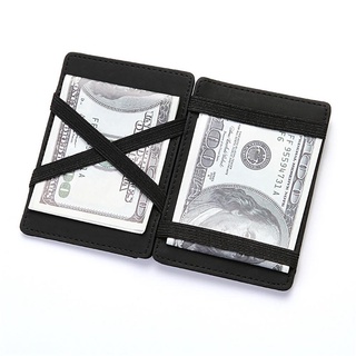 charriol bangle Ultra Thin Mini Wallet Men's Small Wallet Business PU Leather Magic Wallets High Qua #6