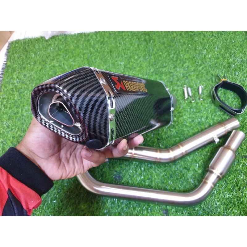 AKRAPOVIC Full System Exhaust for Yamaha R15M R15 V4 v3 & MT-15 ...