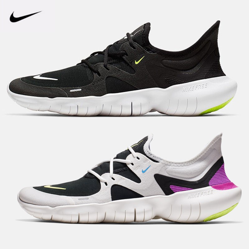 nike free rn on feet