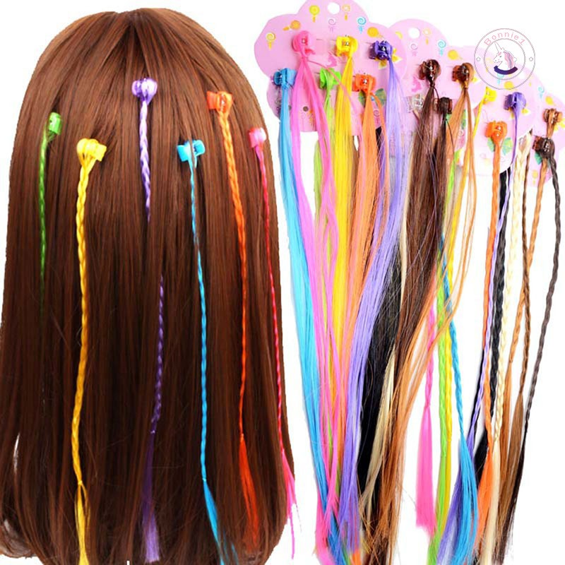 6pcs Small Claw Clip Color Wig Twist Braid Diy Hair Accessories