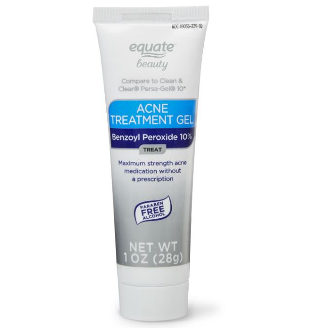 Equate Beauty 10% Benzoyl Peroxide Acne Treatment Gel, 1 Oz | Shopee