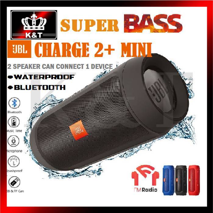 radio am fm rechargeable bluetooth speaker ❊JBL Charge 2 Mini+ Portable  Wireless Bluetooth Speaker c | Shopee Philippines