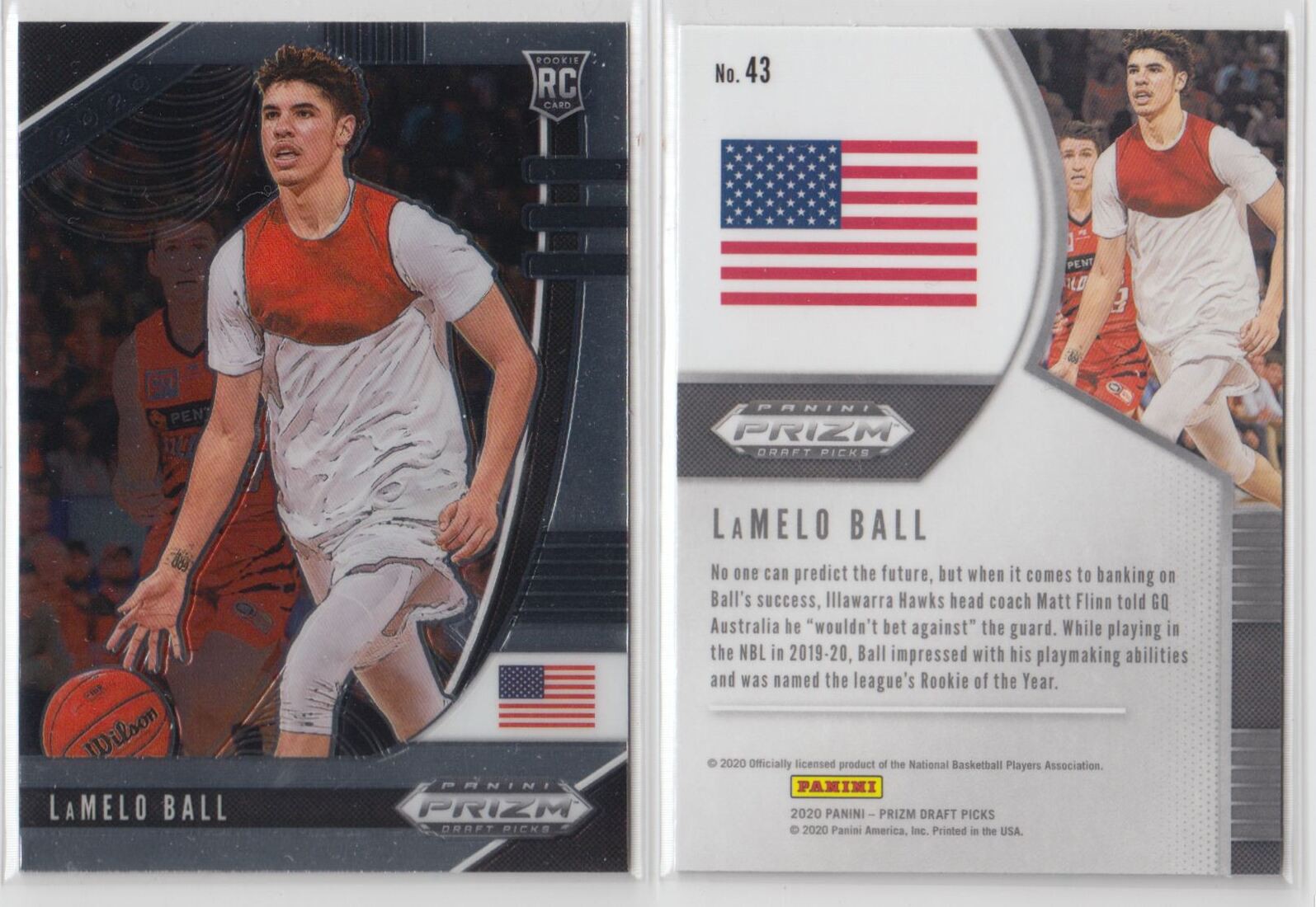 panini prizm lamelo ball