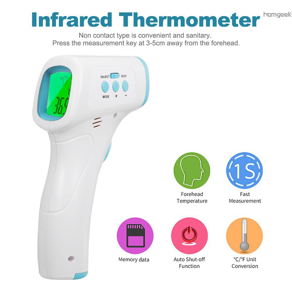 Top Digital Forehead Thermometer Non Contact Infrared Temperature Measurement With Color 6269