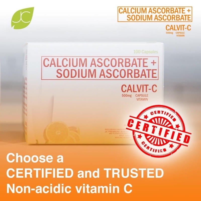 CALVITC(Calcium + Sodium Ascorbate) NonAcidic Vitamin C 04/2024expiry