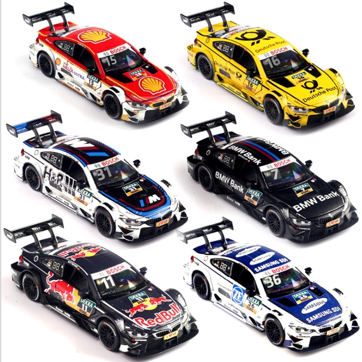 New 1:43 M4 DTM Alloy Diecast Model Car Toys Racing Team Vehicles