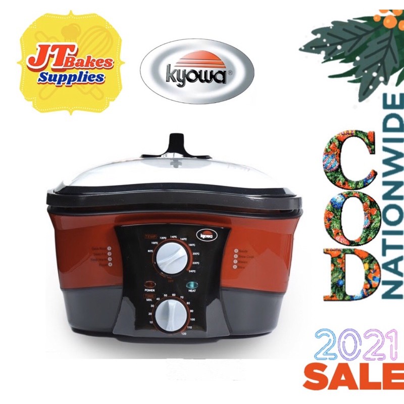 Kyowa KW3800 8In1 MultiCooker 5Liters Capacity With Free Gift