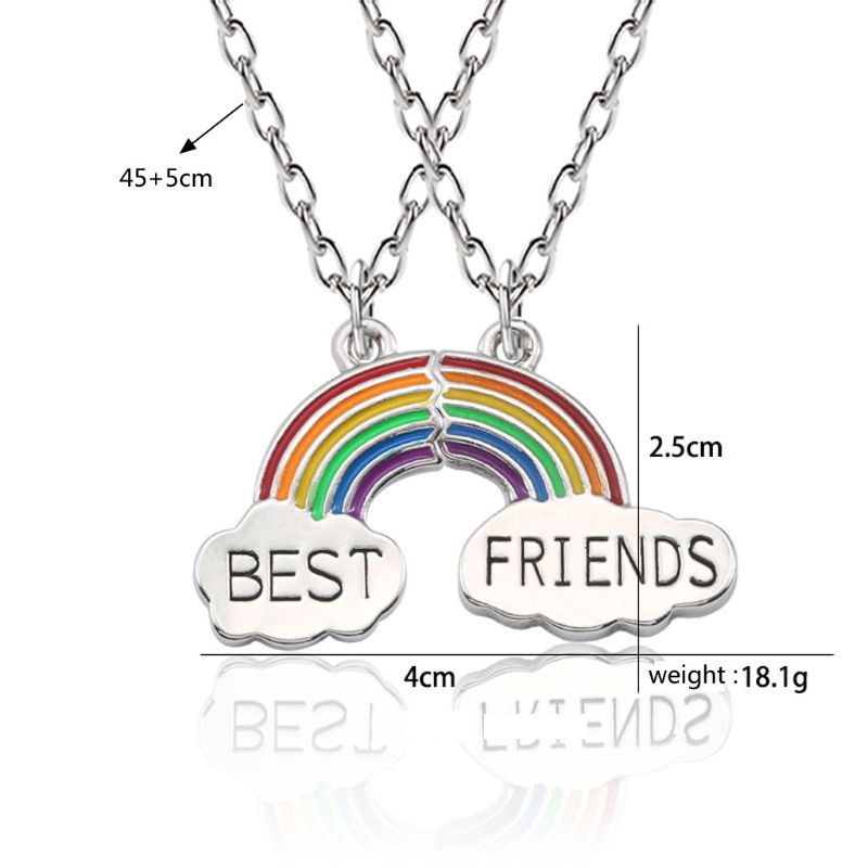 little girl best friend necklaces