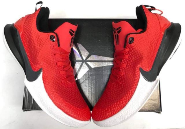mamba red shoes