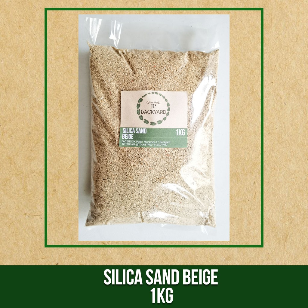 SILICA SAND BEIGE - Coarse - 1KG. | Shopee Philippines