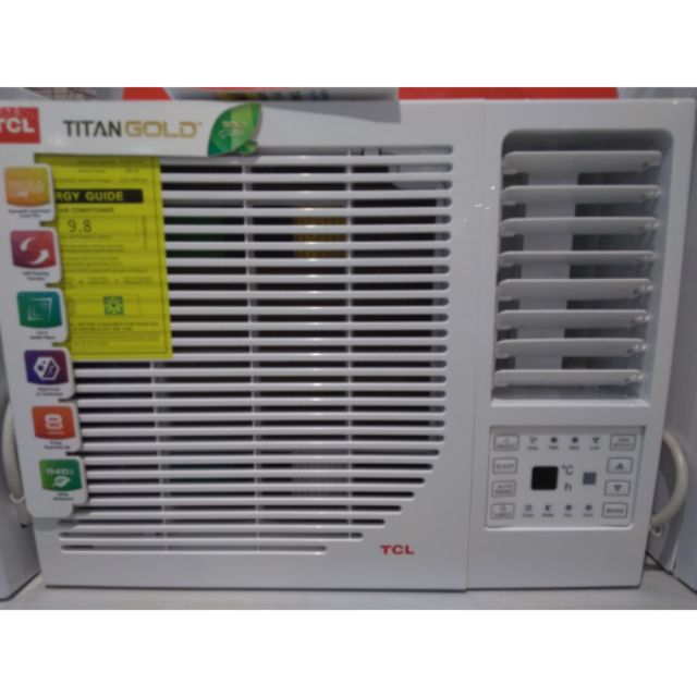 Tcl remote control timer window type aircon 1hp and 1.5hp Shopee