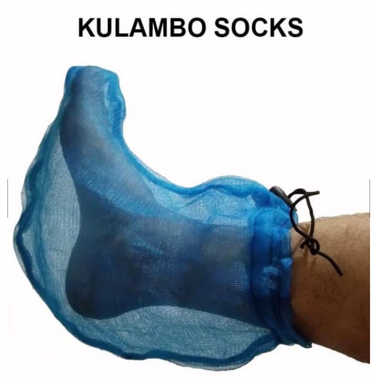 Kulambo Socks Shoes easy adjustable cord lock Mosquito net Foot cover ...