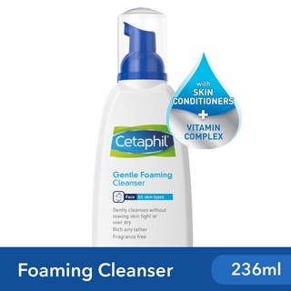 Cetaphil Gentle Foaming Cleanser 236ml [For Oily and Sensitive Skin / Hypoallergenic Facial Wash] #1