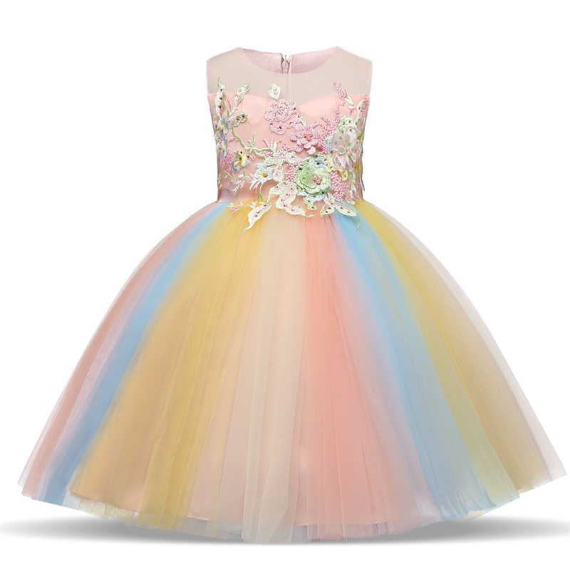 formal rainbow dress