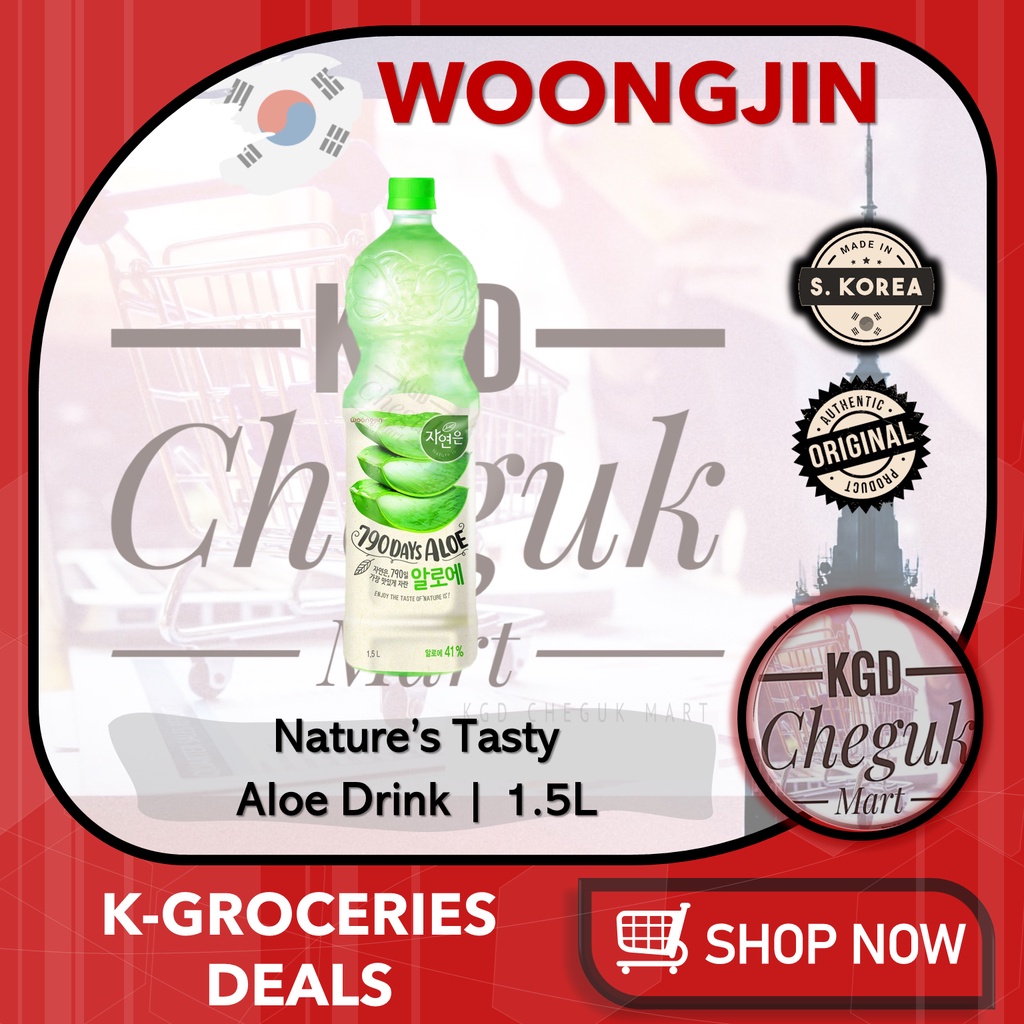 Woongjin Jayeoneun Nature Tasty Aloe Vera Juice Drink 15l Shopee Philippines 0211