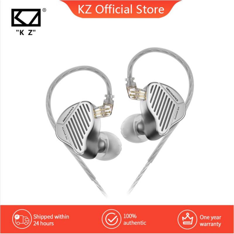 KZ PR1 Planar Metal Wired Headphones InEar Monitor Earbuds