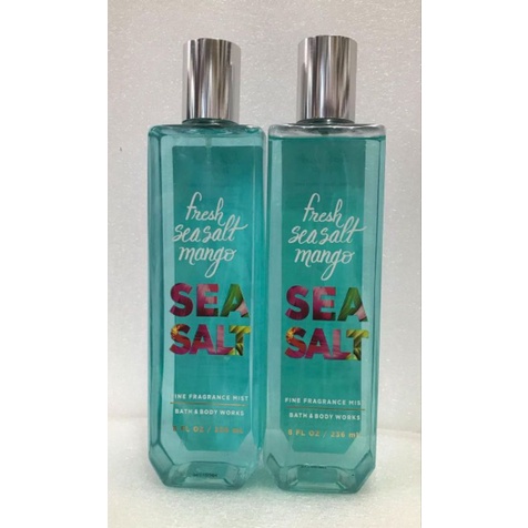 Bath & Body Works Fresh Seasalt Mango Body Mist 236 ml (Rare Scent ...