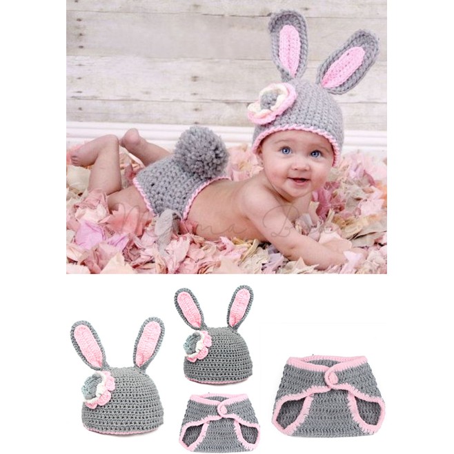 crochet bunny baby outfit
