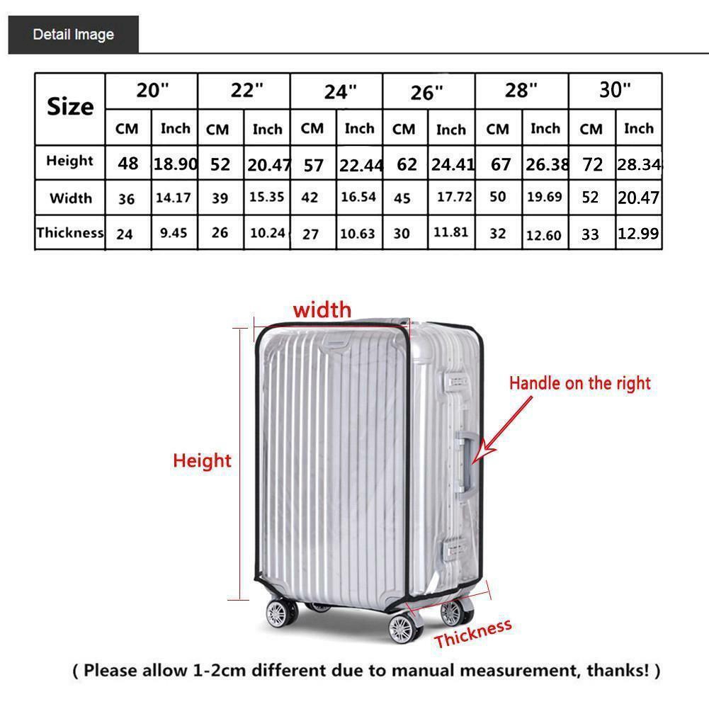 28 inch luggage size in cm