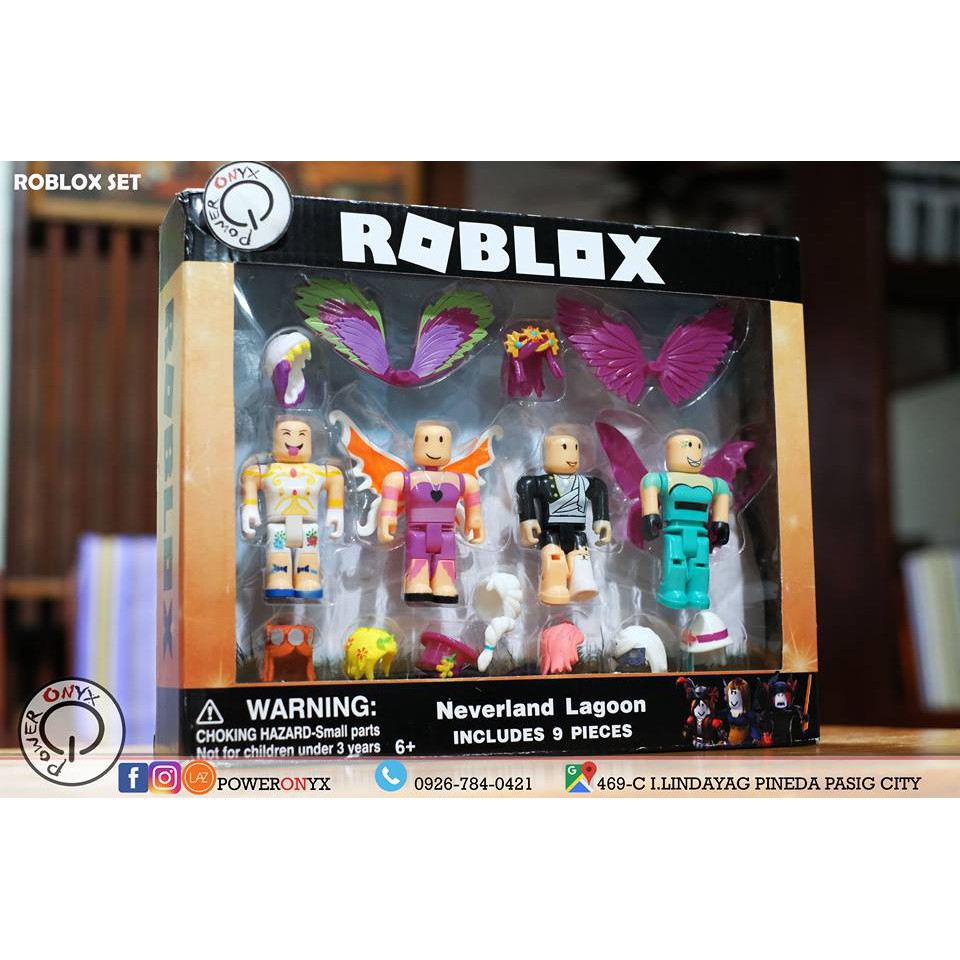 Roblox 4 In 1 Neverland Lagoon Set Shopee Philippines - roblox 4 action figure toys neverland lagoon mix match set with code 9 pieces