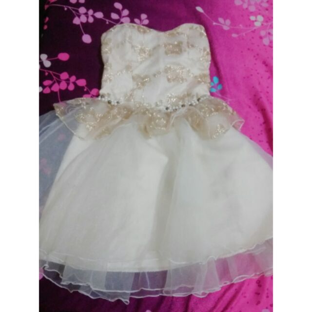 white cocktail dress for civil wedding