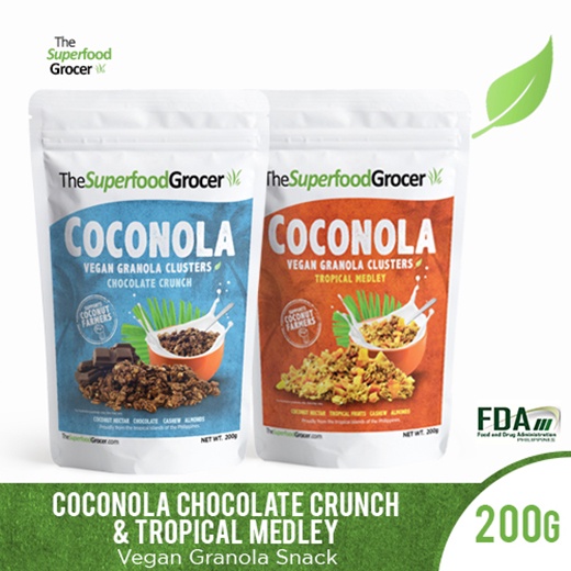 The Superfood Grocer Coconola Vegan Granola Clusters Chocolate Crunch ...