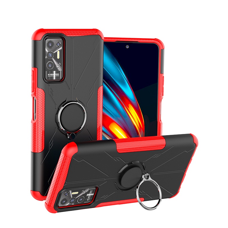 Tecno Pova 2 / Pova Neo Luxury Hybrid Armor Shockproof Phone Case Car  Magnetic Ring Holder Stand Cover | Shopee Philippines