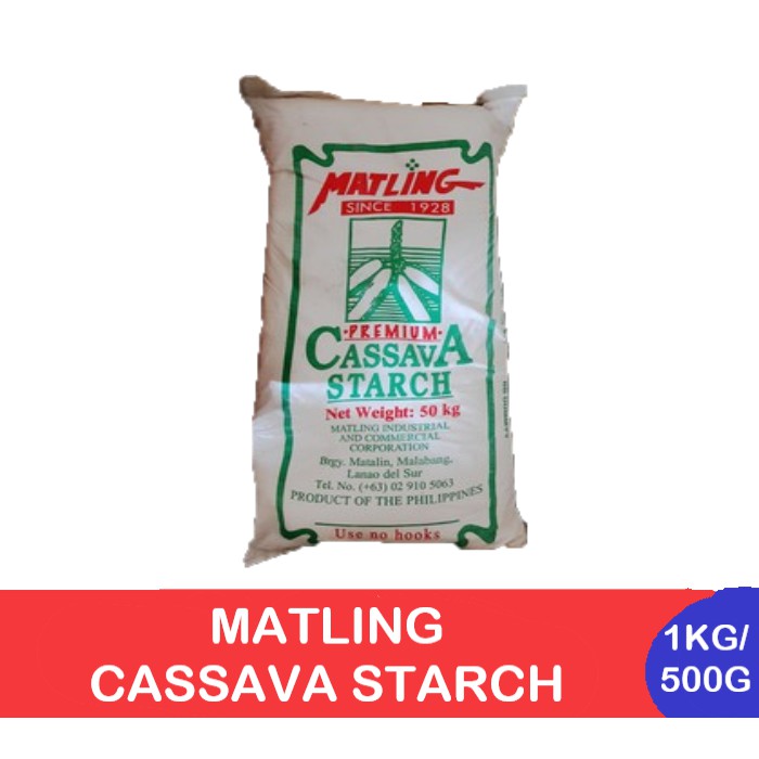 Matling Cassava Starch/Flour (500g, 1kg) (Date Restocked: 7/22/2022 ...