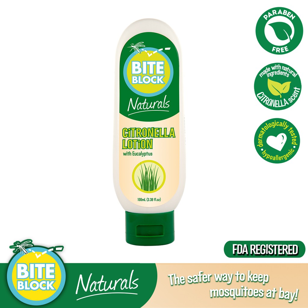 Bite Block Naturals Citronella Lotion 100mL Shopee Philippines