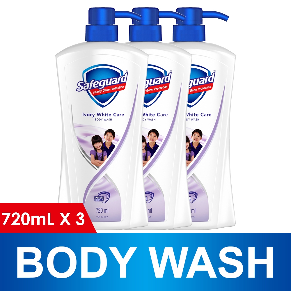 Safeguard Ivory White Care Body Wash (720mL) Trio Shopee Philippines