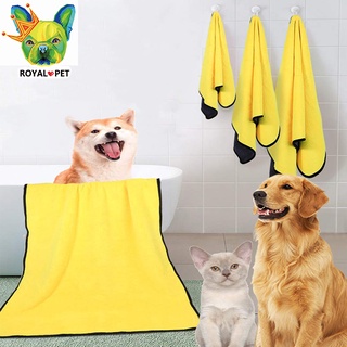 Dog Towel Pet Bath Towel Cat Towel Soft Microfiber Strong Absorbing Water Quick-drying Pet Cleaning