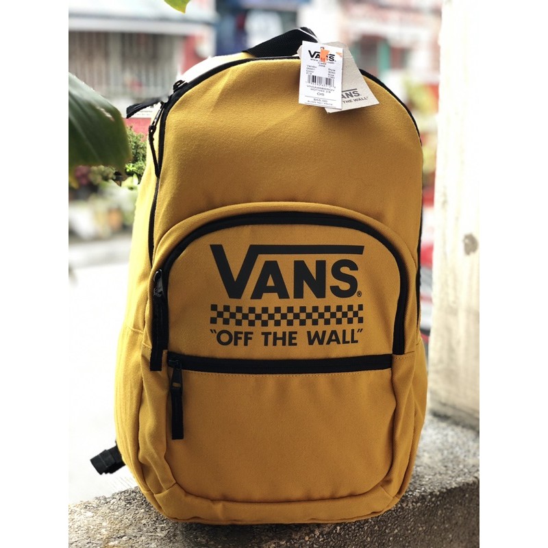 VANS VANS mustard backpack | Shopee Philippines