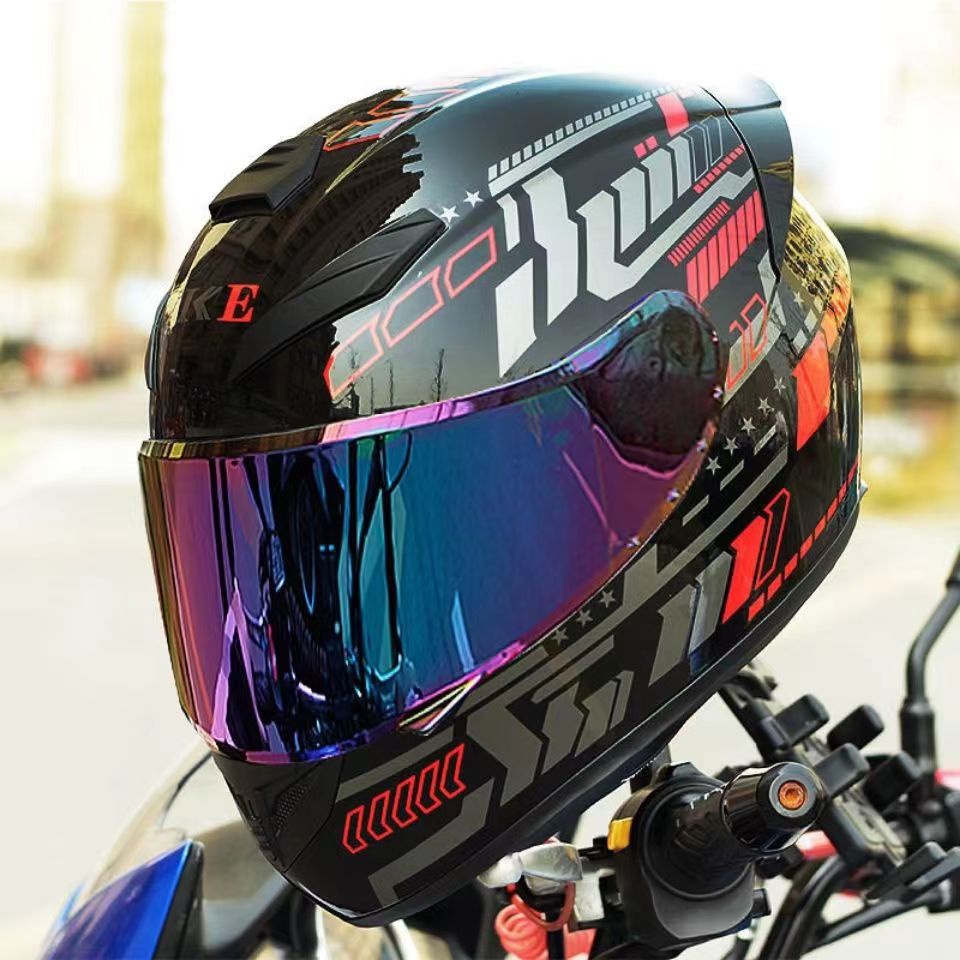 【Ready Stock】ICC Standard Motorcycle Modular Helmet Dual Lens Flip Up