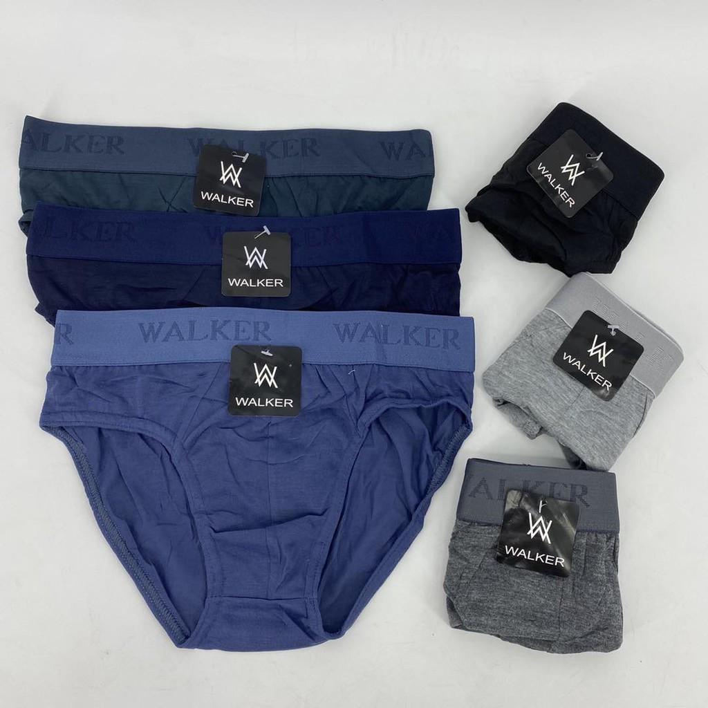 Cod Cotton 6pcs 12pcs Walker Mens brief new briefs boxers Underwear ...