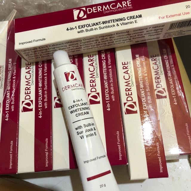 Dermcare 4 In 1 Exfoliant Whitening Cream Shopee Philippines