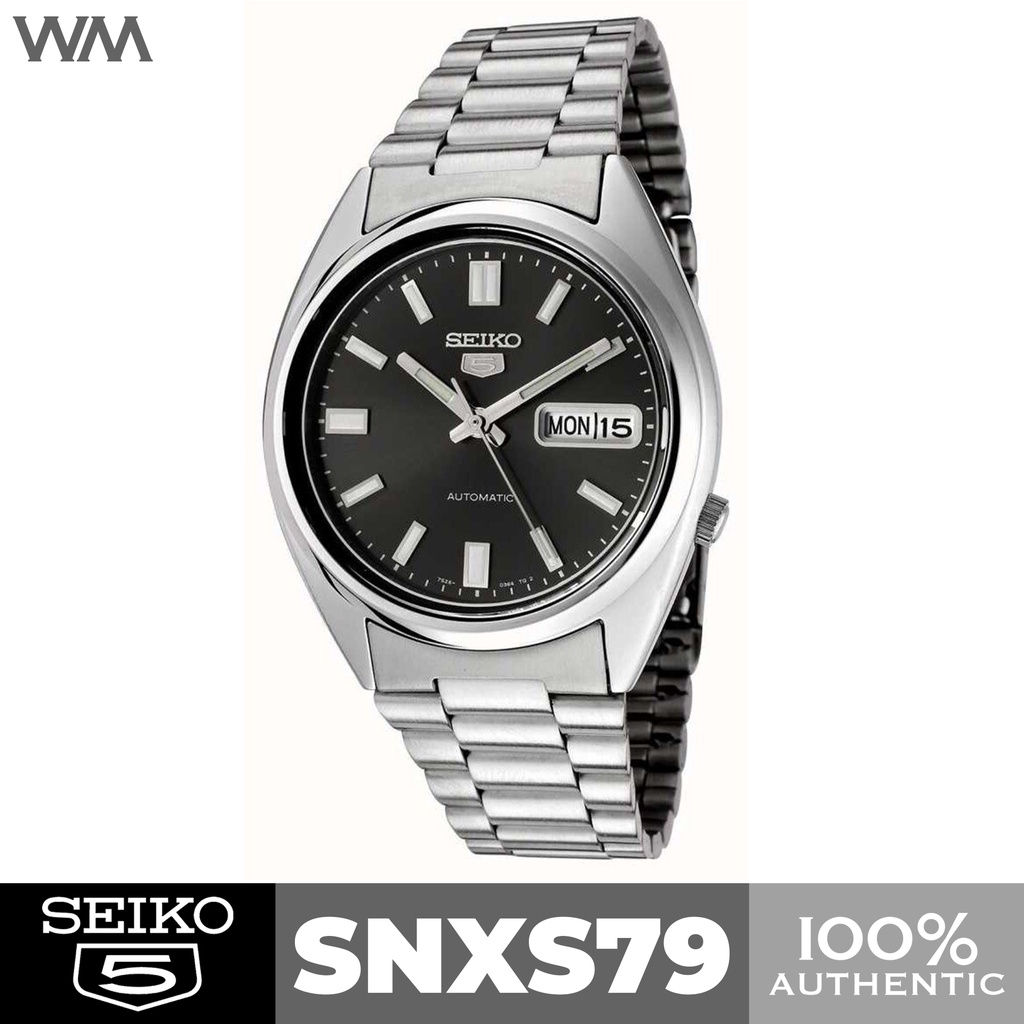 Seiko 5 Sports Classic Datejust Stainless Steel Automatic Watch SNXS79  SNXS79K1 | Shopee Philippines
