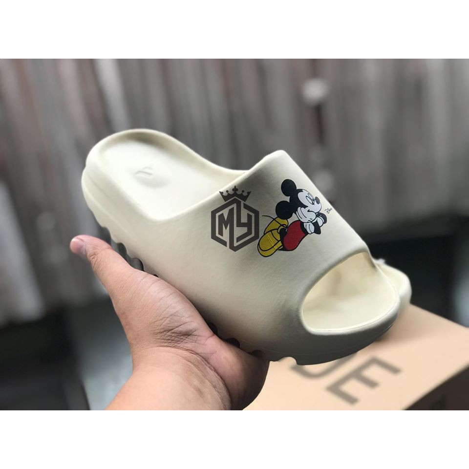 yeezy slides mickey mouse