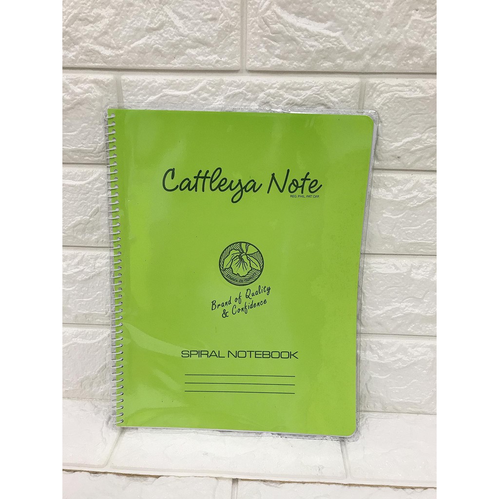 Cattleya Notebook Spiral 80's 128 Little Town School Office Supply