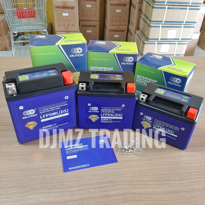 Lithium Battery for Motorcycle (4L / 5L / 7L) OUTDO (SNIPER, MIO