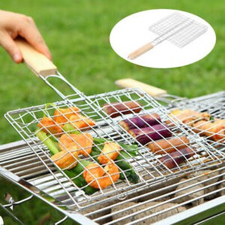 Stainless Steel/BBQ Fish Meat Net Barbecue Grill Mesh-Wire Clamp Outdoor Picnic Stainless Steel/BBQ Fish Meat Net Barbecue Grill Mesh-Wire Clamp Outdoor Picnic