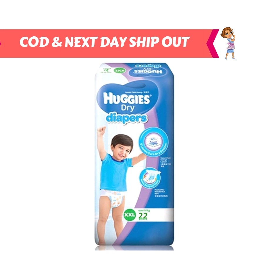 Huggies Dry XXL (Tape) | Shopee Philippines