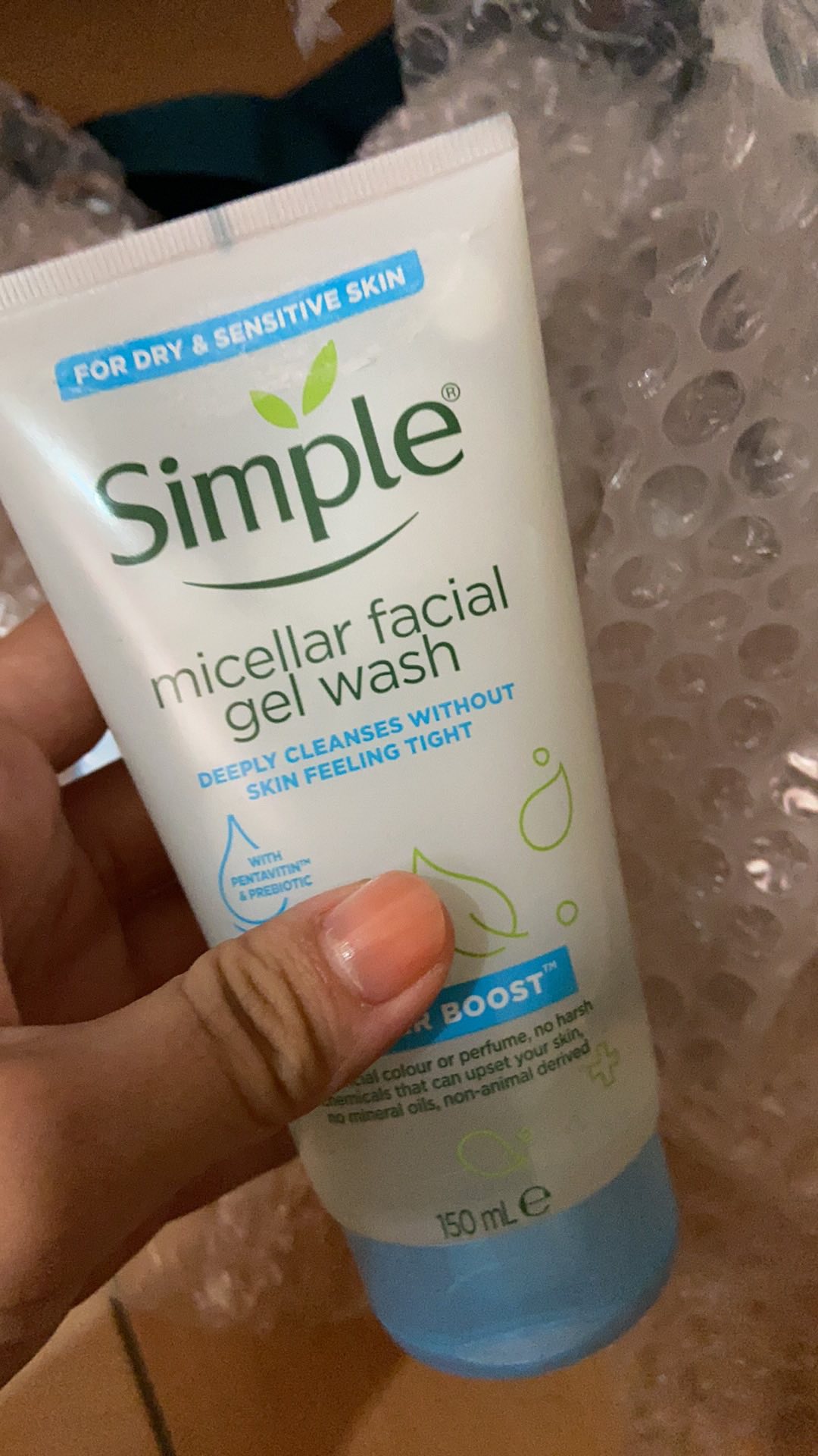 simple micellar gel wash shopee