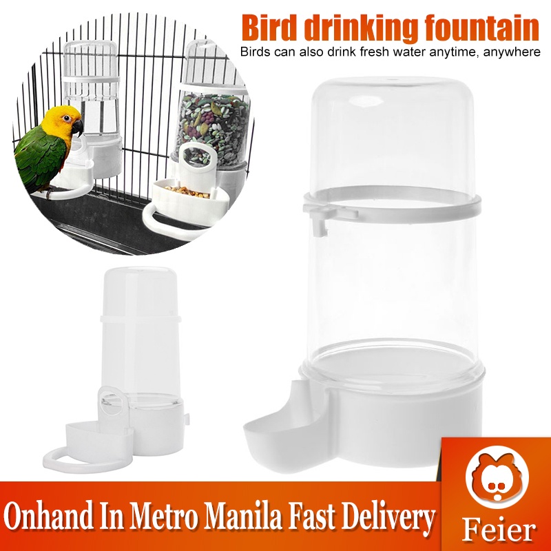 【Ready stock】Bird Drinker Bird Cage Drinker Automatic Feeder Bird Feeder Hamster Automatic Feeder #1