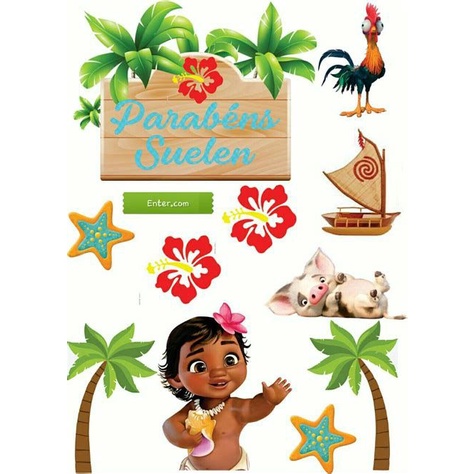 Moana Baby Moana Cake Toppers Shopee Philippines