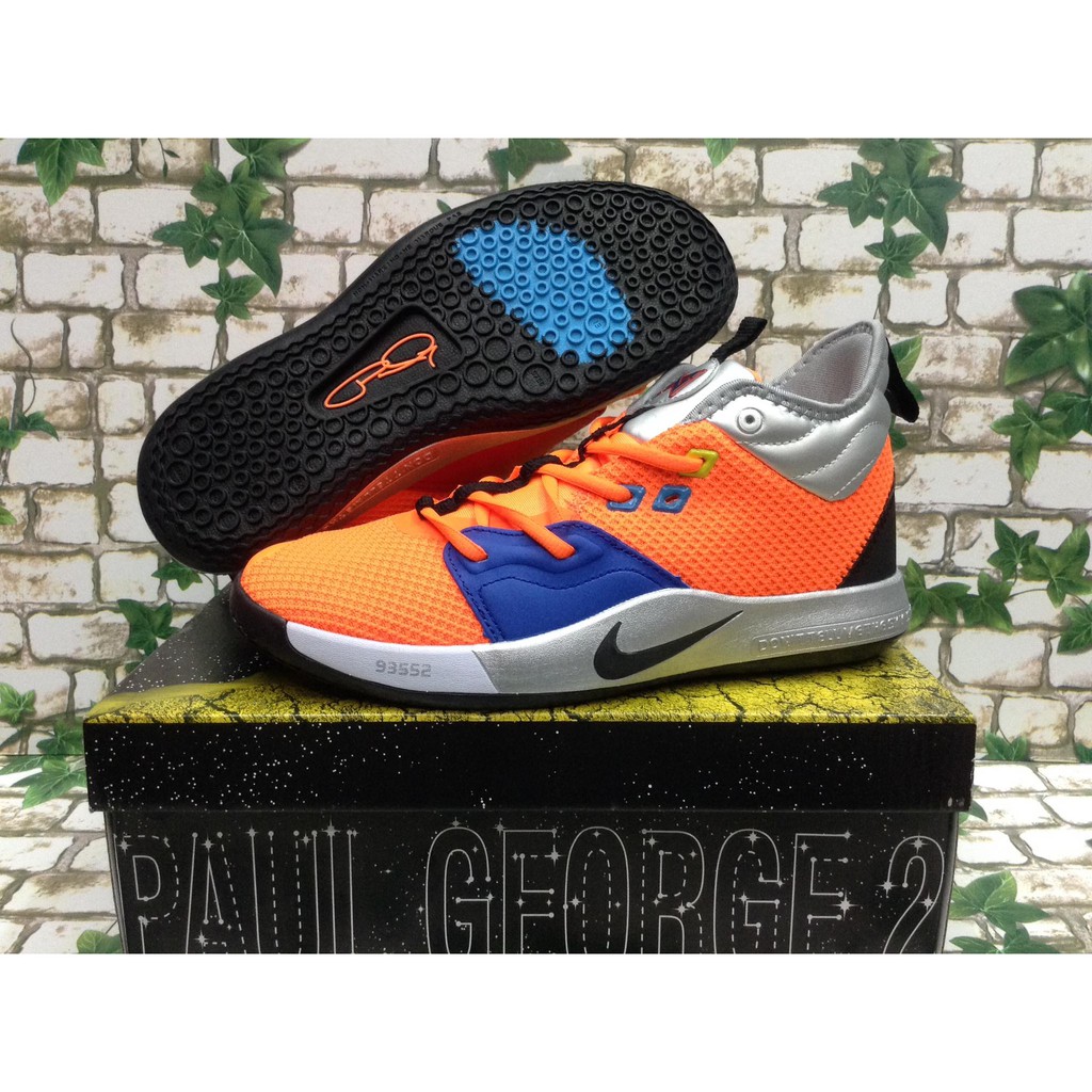paul george shoes mens orange